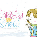 Christy & Snow Font Poster 1