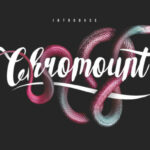 Chromount Script Font Poster 1