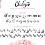 Clairyn Font Poster 10