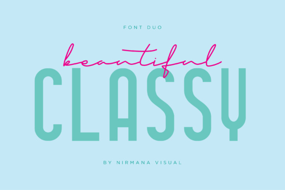 Classy Beautiful Duo Font