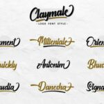 Claymale Font Poster 8