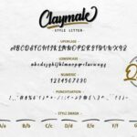 Claymale Font Poster 9