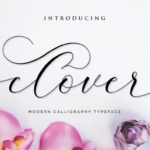 Clover Font Poster 1