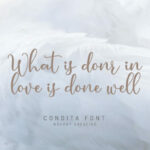 Condita Font Poster 2