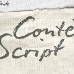 Conté Script Plus Font Poster 1