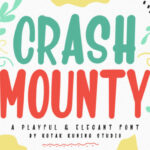 Crash Mounty Font Poster 1