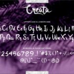 Creata Font Poster 5