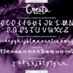 Creata Font Poster 6