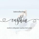 Custhin Font Poster 1