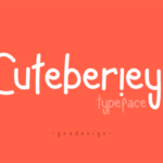 Cuteberieys Font Poster 1