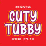 Cuty Tubby Font Poster 1