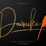 Daisuke Font Poster 1