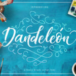 Dandeleón Font Poster 1