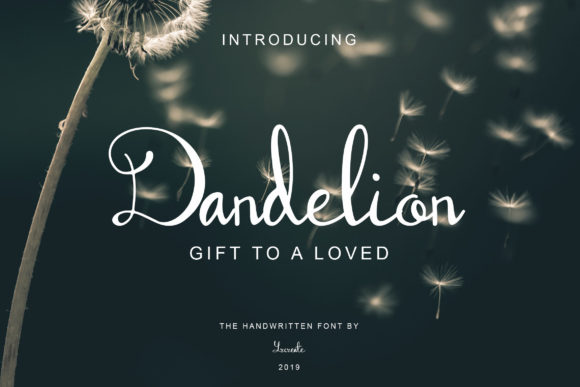 Dandelion Script Font Poster 1