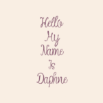 Daphne Font Poster 4