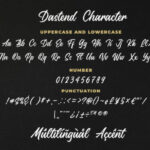 Dastend Font Poster 3