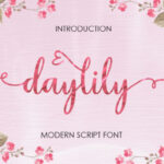 Daylily Script Font Poster 1