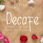 Decafe Font Poster 1