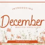 December Font Poster 1