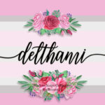 Delthami Script Font Poster 1