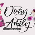 Diary Amily Font Poster 1