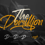 Domillion Font Poster 1