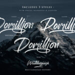 Domillion Font Poster 7