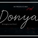 Donya Font Poster 1