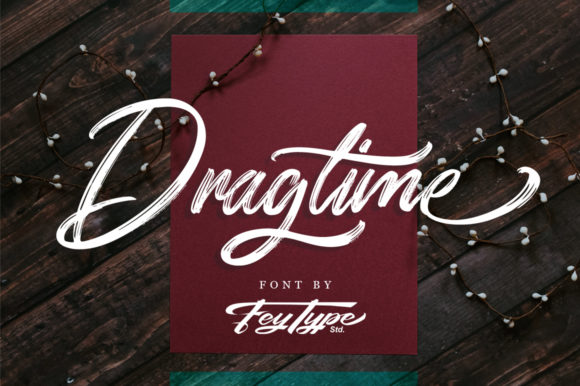 Dragtime Font Poster 1