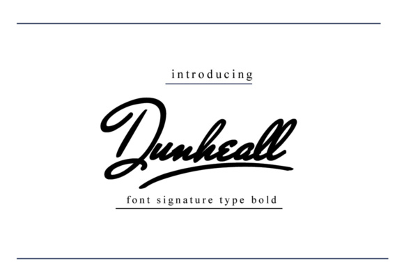 Dunheall Font Poster 1