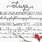 Eliya Font Poster 5