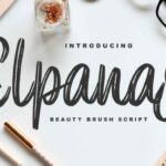 Elpanas Font Poster 1