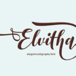 Elvitha Font Poster 2