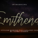 Emithend Font Poster 1