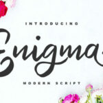 Enigma Font Poster 1