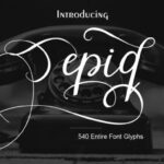 Epiq Font Poster 1