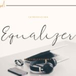 Equalizer Script Font Poster 1