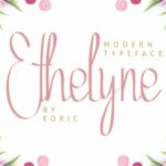 Ethelyne Font Poster 1
