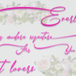 Everlove Font Poster 2