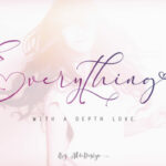 Everything Font Poster 1