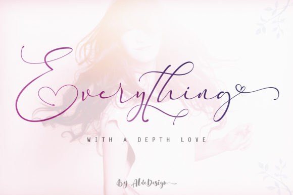 Everything Font Poster 1