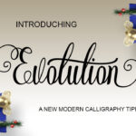 Evolution Font Poster 1