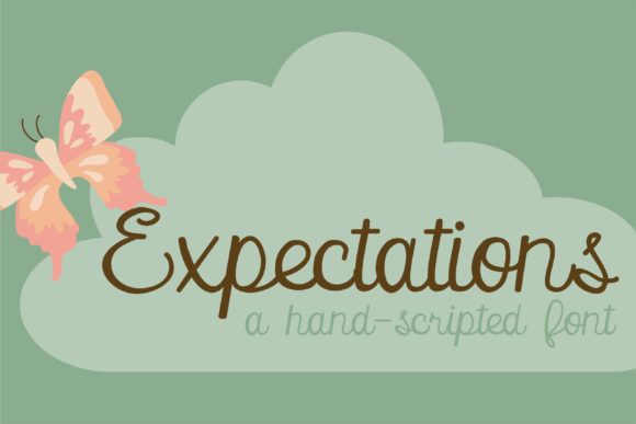 Expectations Font Poster 1