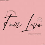 Fair Love Font Poster 1