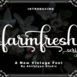 Farmfresh Script Font Poster 1