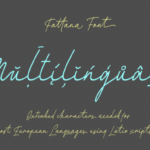 Fattana Font Poster 4