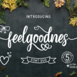 Feelgoodnes Font Poster 1