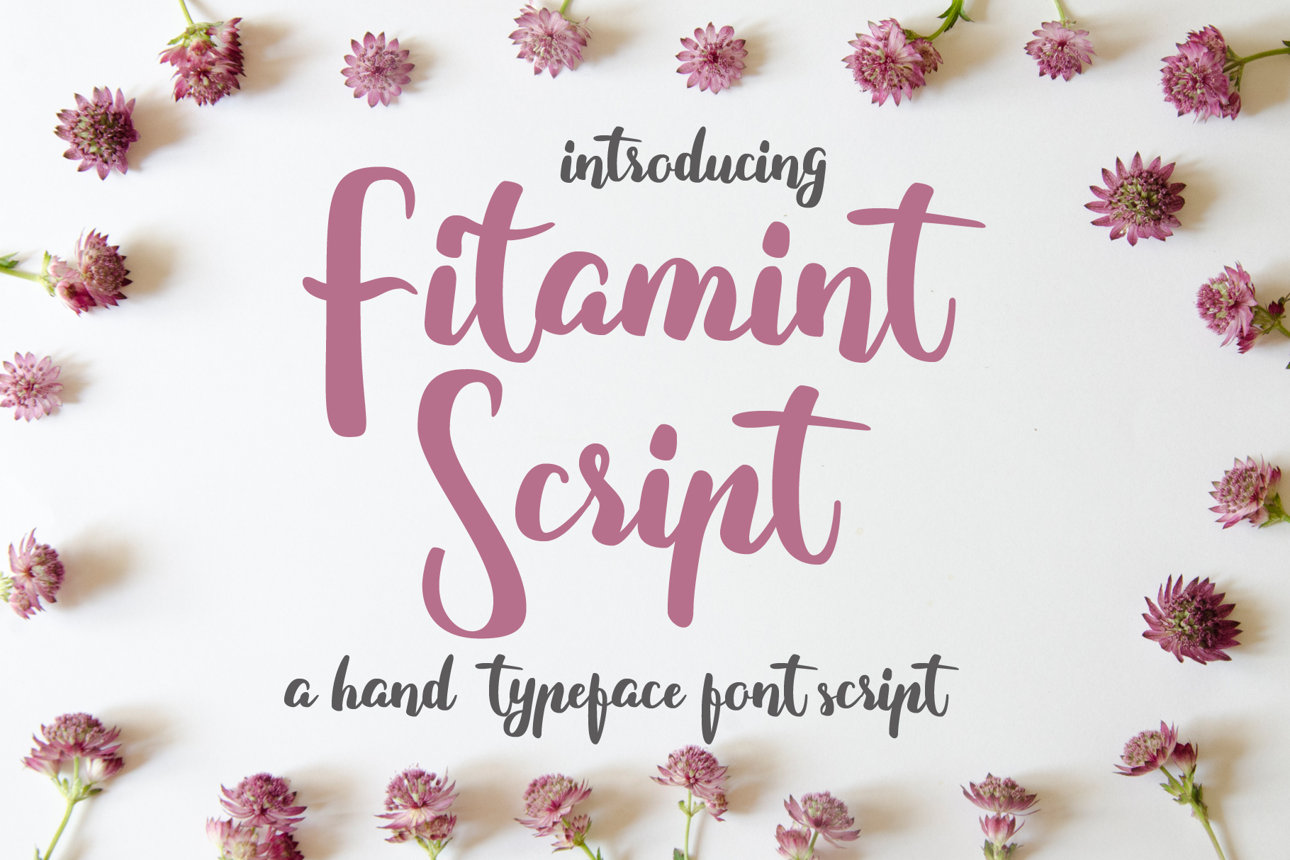 Fitamint Script Font Poster 1