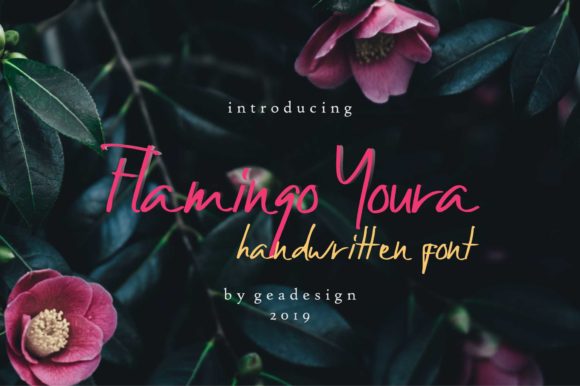 Flamingo Youra Font Poster 1