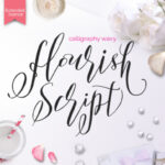 Flourish Font Poster 1